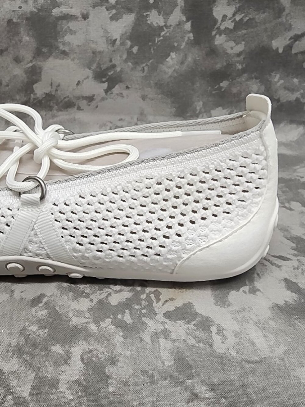 New Vivaia Cecily White Mesh Mary Janes Shoe - EU 40.5 / US 9-9.5 - Picture 11 of 12